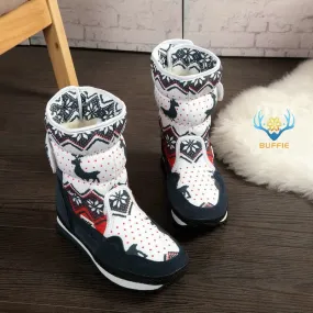 Women winter boots Lady warm shoes snow boot